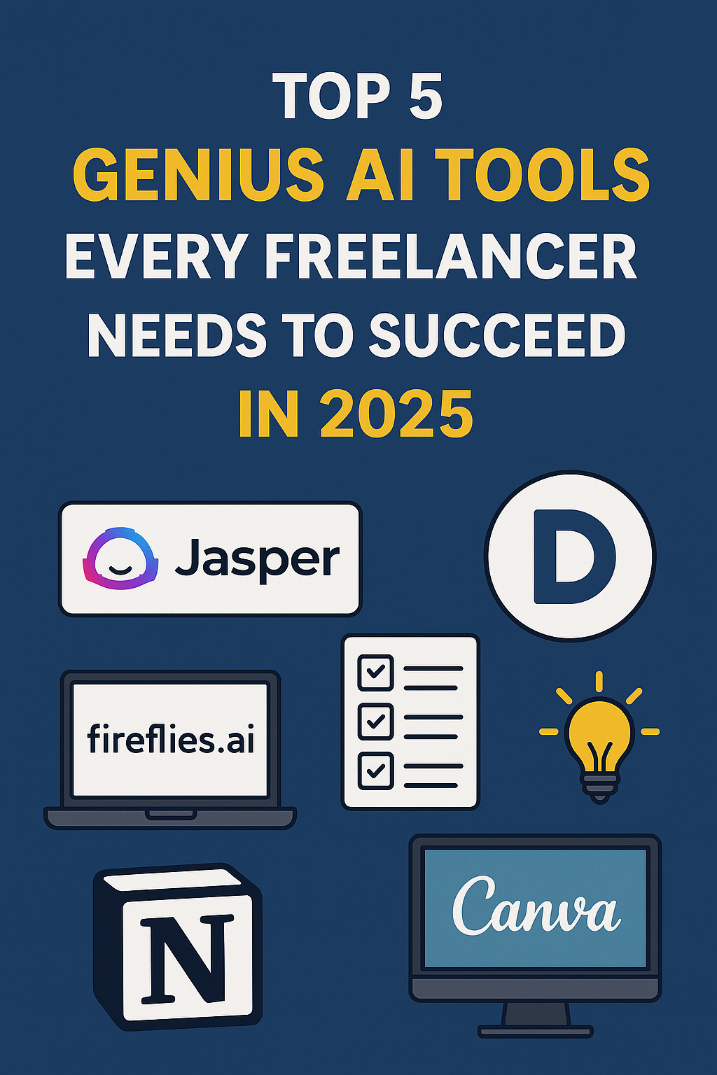 Top 5 Genius AI Tools Every Freelancer Needs to Succeed in 2025